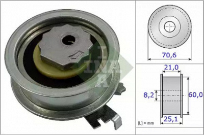 WILMINK GROUP wg1252665 -  Натяжной ролик, ремень ГРМ